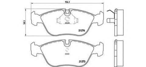 Brembo Prime P 86 013 Brake Pad Set — 156mm, photo 5