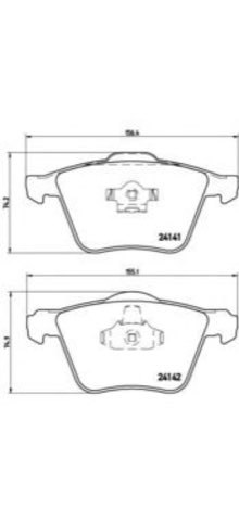 Brembo Prime P 86 018 Brake Pad Set, photo 4