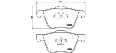 Brembo Prime P 86 022 Brake Pad Set, photo 5