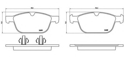 Brembo Prime P 86 023 Brake Pad Set — Front, photo 4