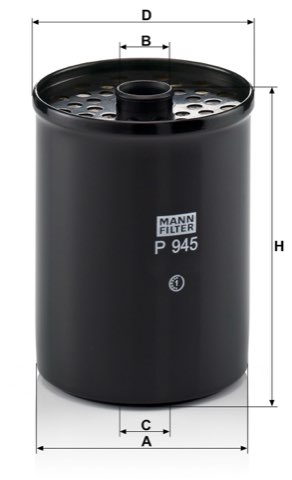 Mann-Filter P 945 x Fuel Filter