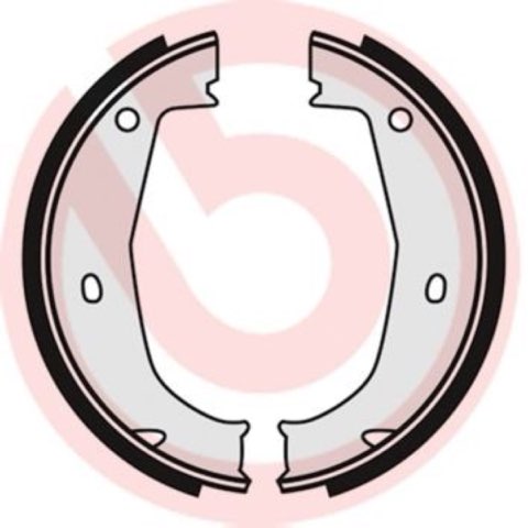 Brembo S 06 508 Handbrake Shoes — 161x25mm, photo 5