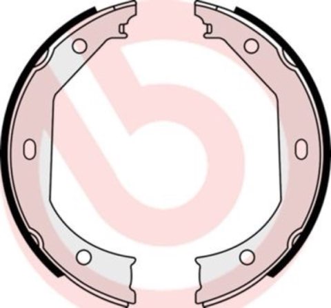 Brembo S 06 509 Handbrake Shoes — 185x20mm, photo 4