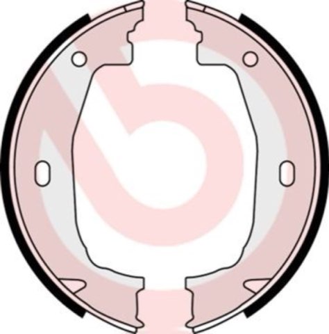 Brembo S 06 510 Handbrake Shoes — 161x20mm, photo 4