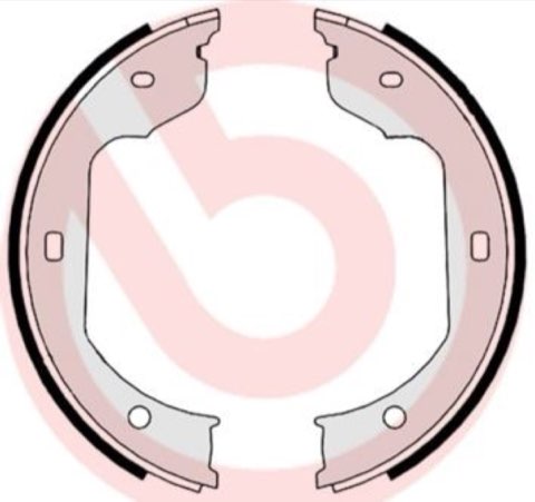 Brembo S 06 511 Handbrake Shoes — 185x30mm, photo 6