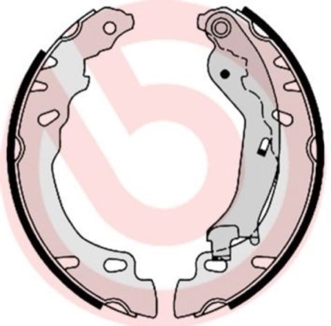 Brembo S 23 529 Brake Shoe Set — 180x32mm, photo 6