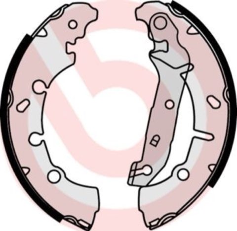 Brembo S 24 532 Brake Shoe Set — 203x38mm, photo 6