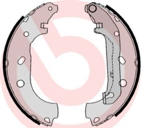 Brembo S 24 539 Brake Shoe Set — 229x57mm, photo 4