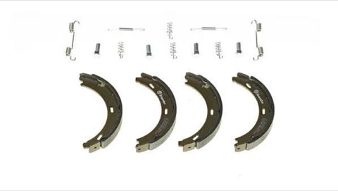 Brembo S 50 502 Handbrake Shoes — 164x20mm, photo 5