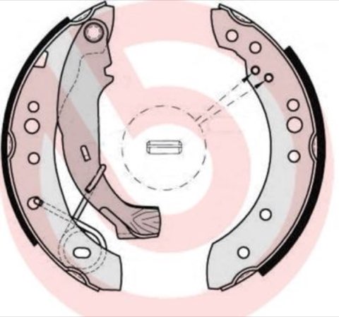 Brembo S 61 526 Brake Shoe Set — 203x39mm, photo 5