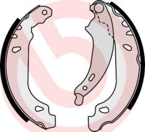 Brembo S 68 524 Brake Shoe Set — 180x42mm, photo 4