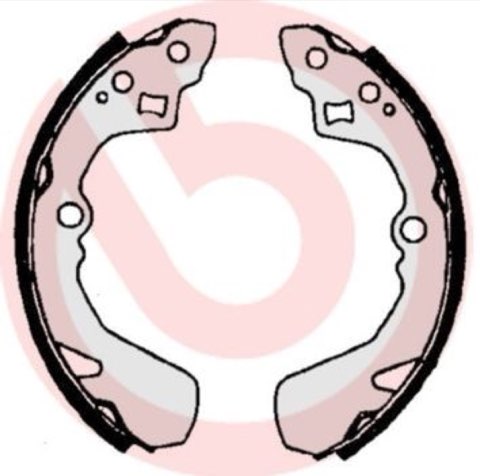 Brembo S 79 515 Brake Shoe Set — 200x32mm, photo 4