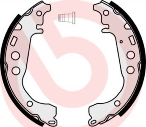 Brembo S 83 508 Brake Shoe Set — 200x32mm, photo 4