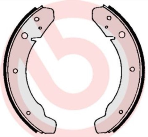 Brembo S 85 501 Brake Shoe Set — 230x40mm, photo 5
