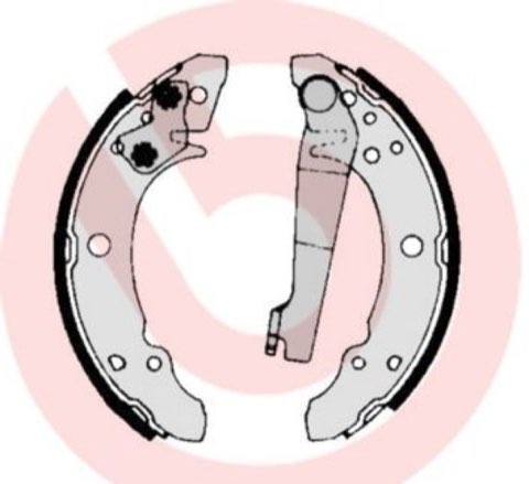 Brembo S 85 507 Brake Shoe Set — 180x31mm, photo 6