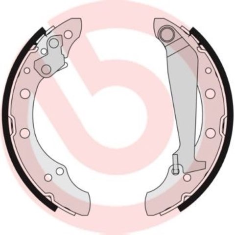 Brembo S 85 511 Brake Shoe Set — 200x40mm, photo 7