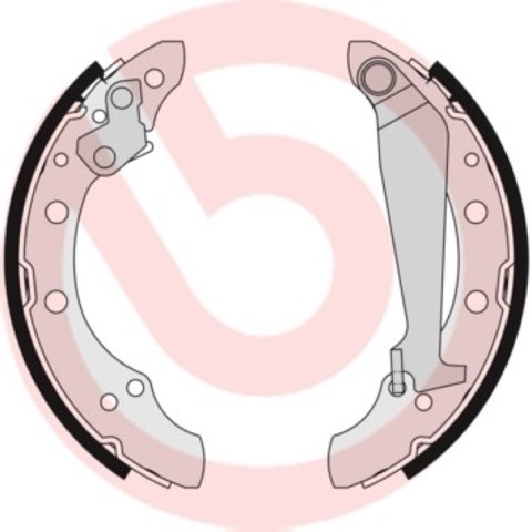 Brembo S 85 511 Brake Shoe Set — 200x40mm, photo 9