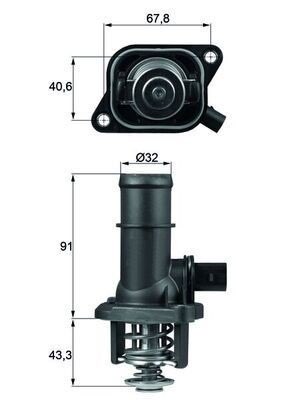 Mahle TI 16 105 Thermostat