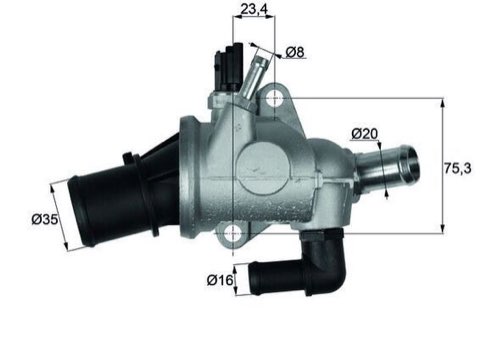 Mahle TI 174 88 Thermostat