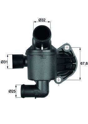 Mahle TI 35 87 Thermostat, photo 3