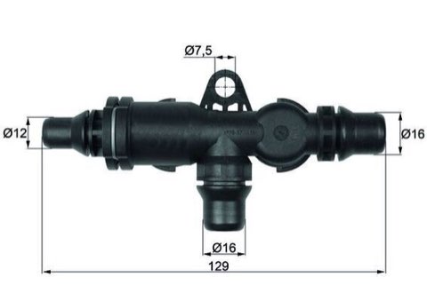Mahle TO 4 82 Thermostat, Oil Cooling