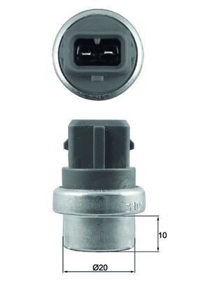 Mahle TSE 23 Sensor, Coolant Temperature