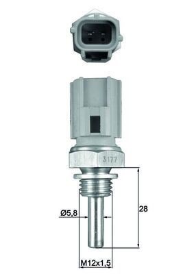 Mahle TSE 27 Sensor, Coolant Temperature