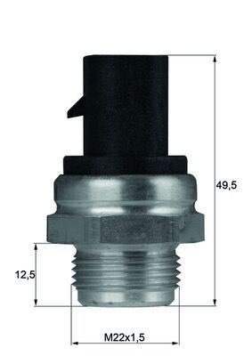 Mahle TSW 13D Temperature Switch, Radiator Fan