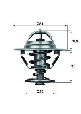 Mahle TX 10 88D Thermostat