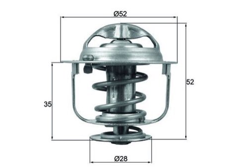Mahle TX 165 88D Thermostat
