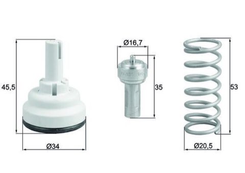 Mahle TX 182 87D Thermostat