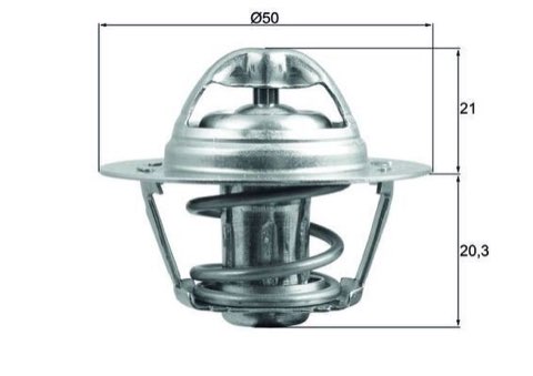 Mahle TX 196 75D Thermostat