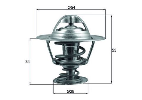 Mahle TX 203 88D Thermostat