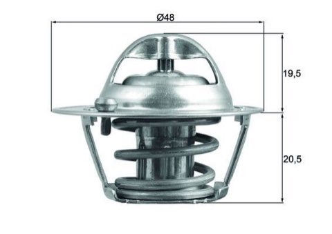 Mahle TX 204 82D Thermostat