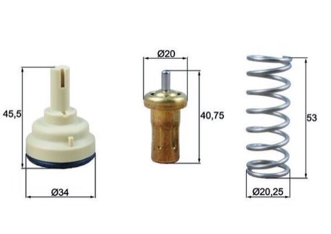 Mahle TX 209 80D Thermostat