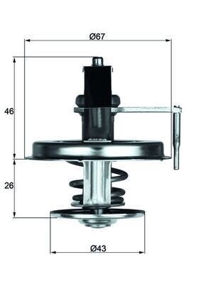 Mahle TX 22 84D Thermostat