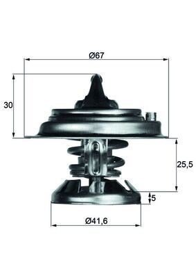 Mahle TX 29 80D Thermostat