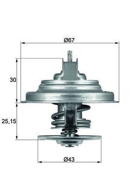 Mahle TX 31 92D S Thermostat