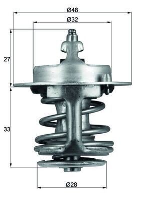 Mahle TX 63 83 Thermostat