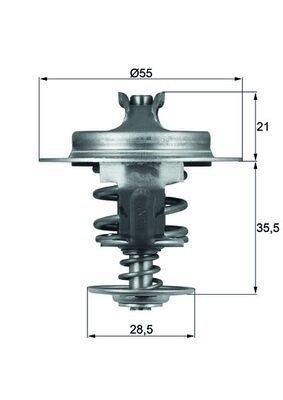 Mahle TX 67 83D Thermostat