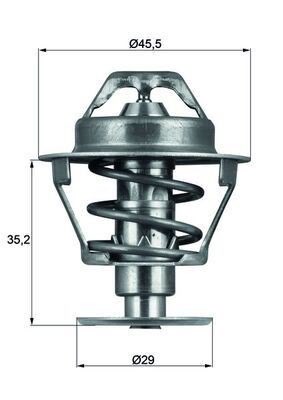 Mahle TX 81 89D Thermostat