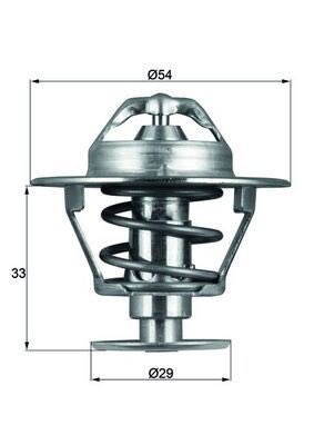 Mahle TX 86 76D Thermostat