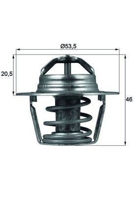 Mahle TX 91 89D Thermostat