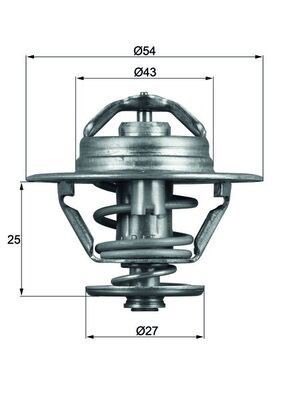 Mahle TX 93 83D Thermostat