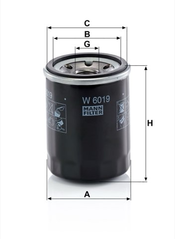 Mann-Filter W 6019 Oil Filter
