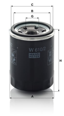 Mann-Filter W 610/2 Oil Filter