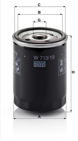 Mann-Filter W 713/19 Oil Filter