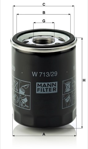 Mann-Filter W 713/29 Oil Filter