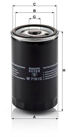 Mann-Filter W 719/12 Oil Filter