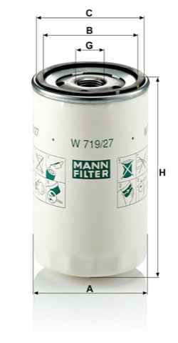 Mann-Filter W 719/27 Oil Filter